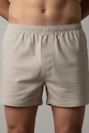 Cotton Boxer Shorts – Neutral Everyday Style