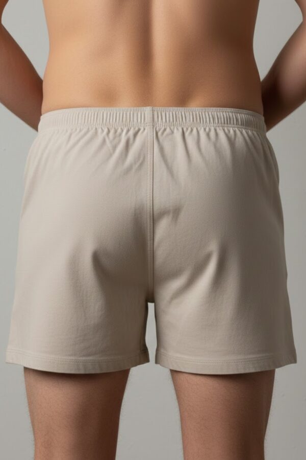 Cotton Boxer Shorts – Neutral Everyday Style Back