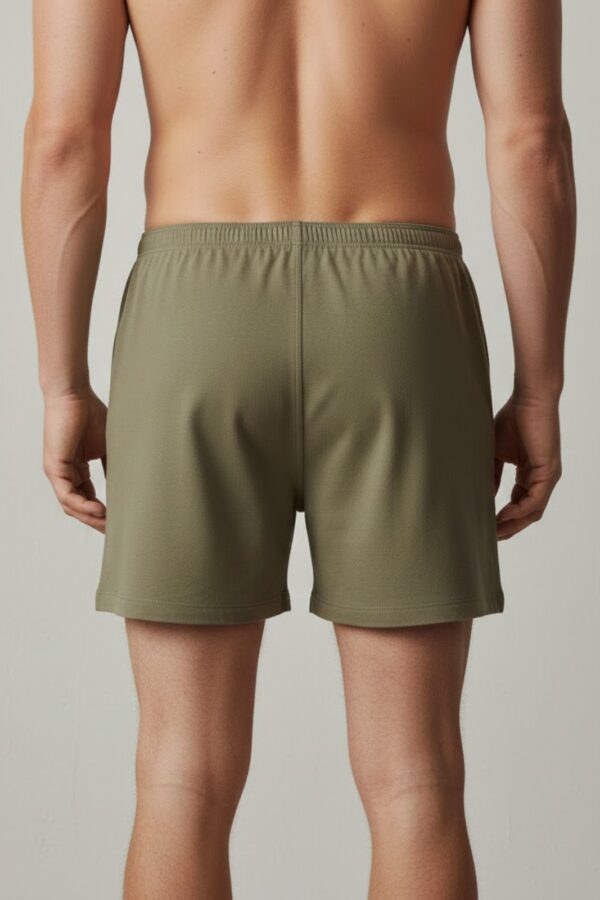 Men’s Boxer Shorts – Earth Tone Solid Back