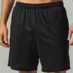 Men’s Mesh Shorts – Black Athletic Mesh