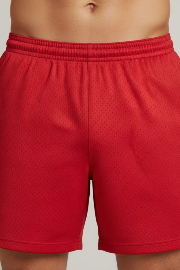 Men’s Mesh Shorts – Red Sports Mesh