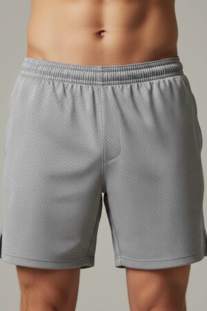 Professional Mesh Shorts – Subtle Technical Pattern