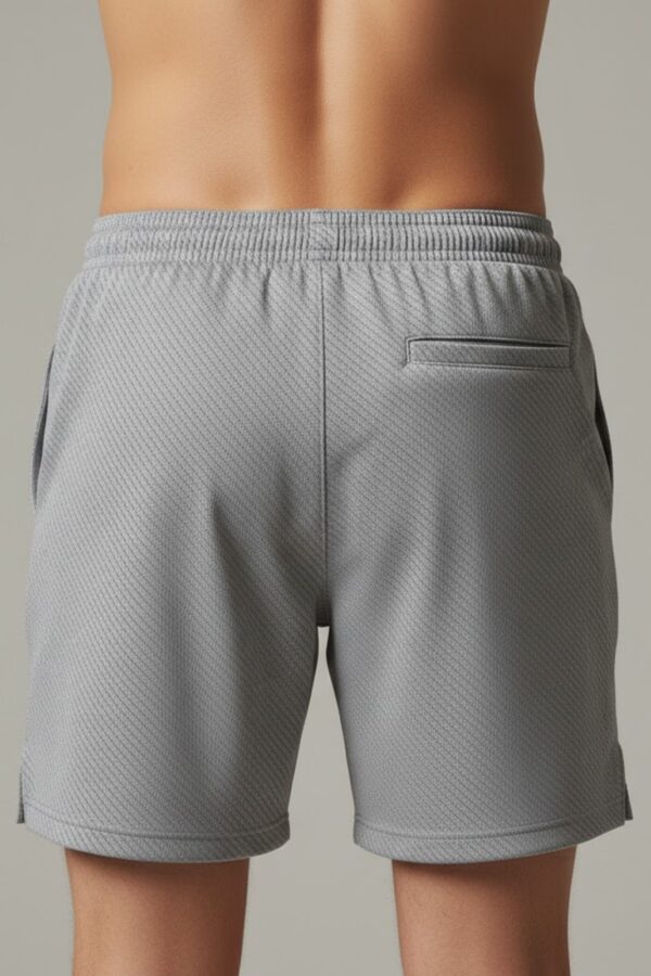 Professional Mesh Shorts – Subtle Technical Pattern Back