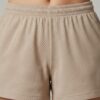 Streetwear Mesh Shorts – Neutral Sand Tone