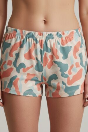 Women’s Boxer Shorts – Abstract Print