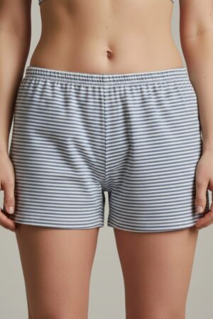Women’s Boxer Shorts – Minimal Stripe Pattern
