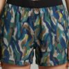 Women’s Mesh Shorts – Abstract Pattern