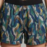 Women’s Mesh Shorts – Abstract Pattern