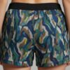 Women’s Mesh Shorts – Abstract Pattern Back