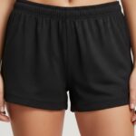 Women’s Mesh Shorts – Black Fitness Mesh