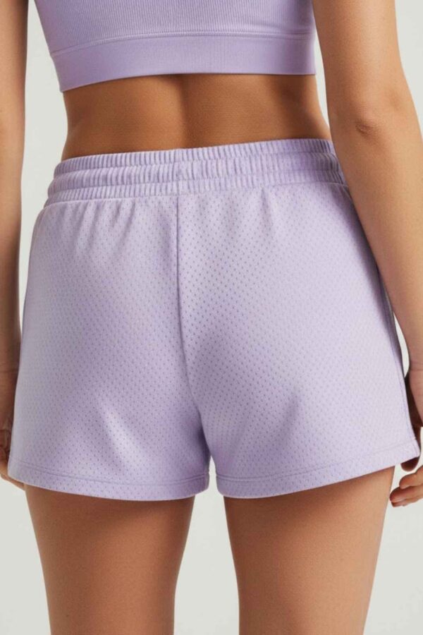 Women’s Mesh Shorts – Lavender Sport Mesh Back