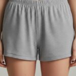 Women’s Mesh Shorts – Minimal Grey Mesh