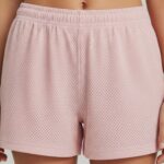 Women’s Mesh Shorts – Soft Pink Athletic