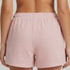 Women’s Mesh Shorts – Soft Pink Athletic Back